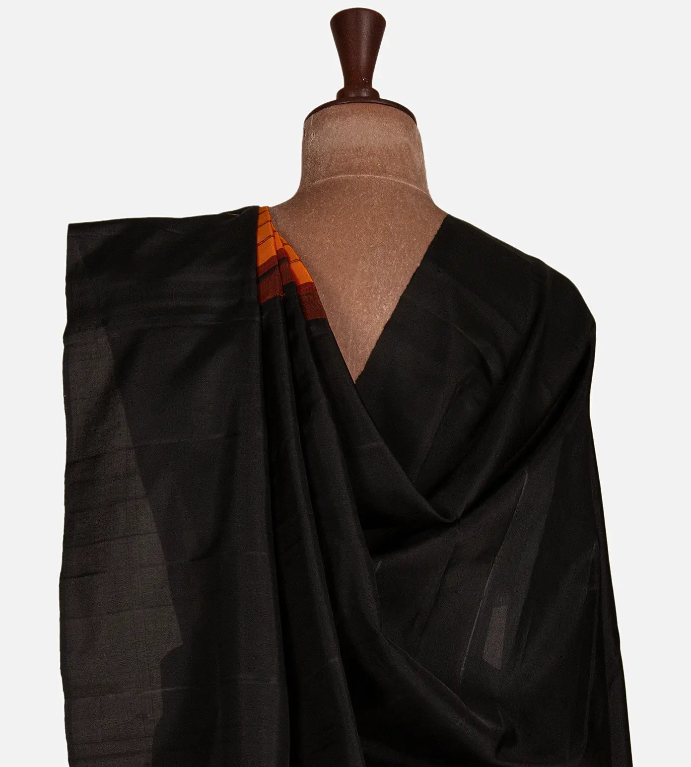 Orange Gadwal Silk Saree