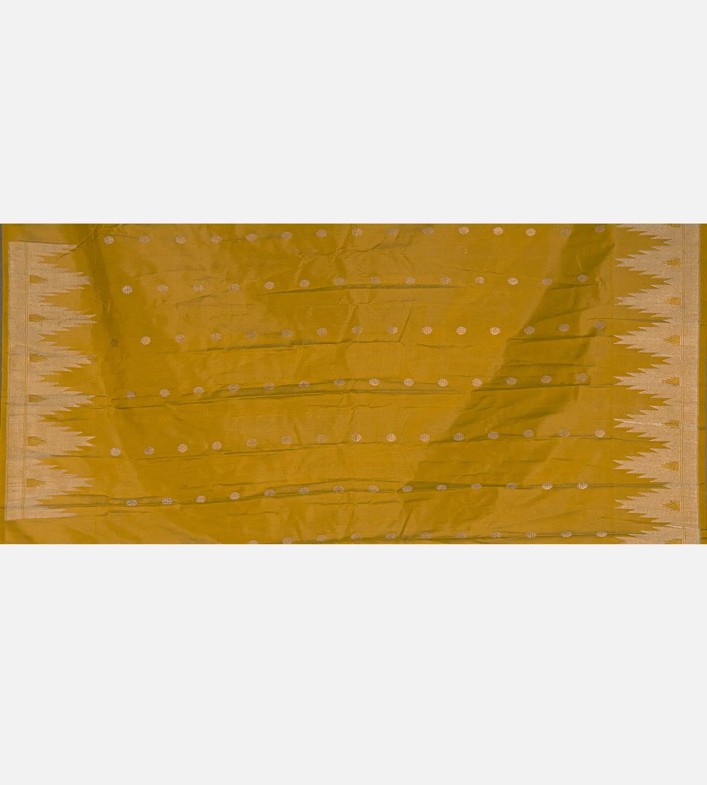 Beige Gadwal Silk Saree