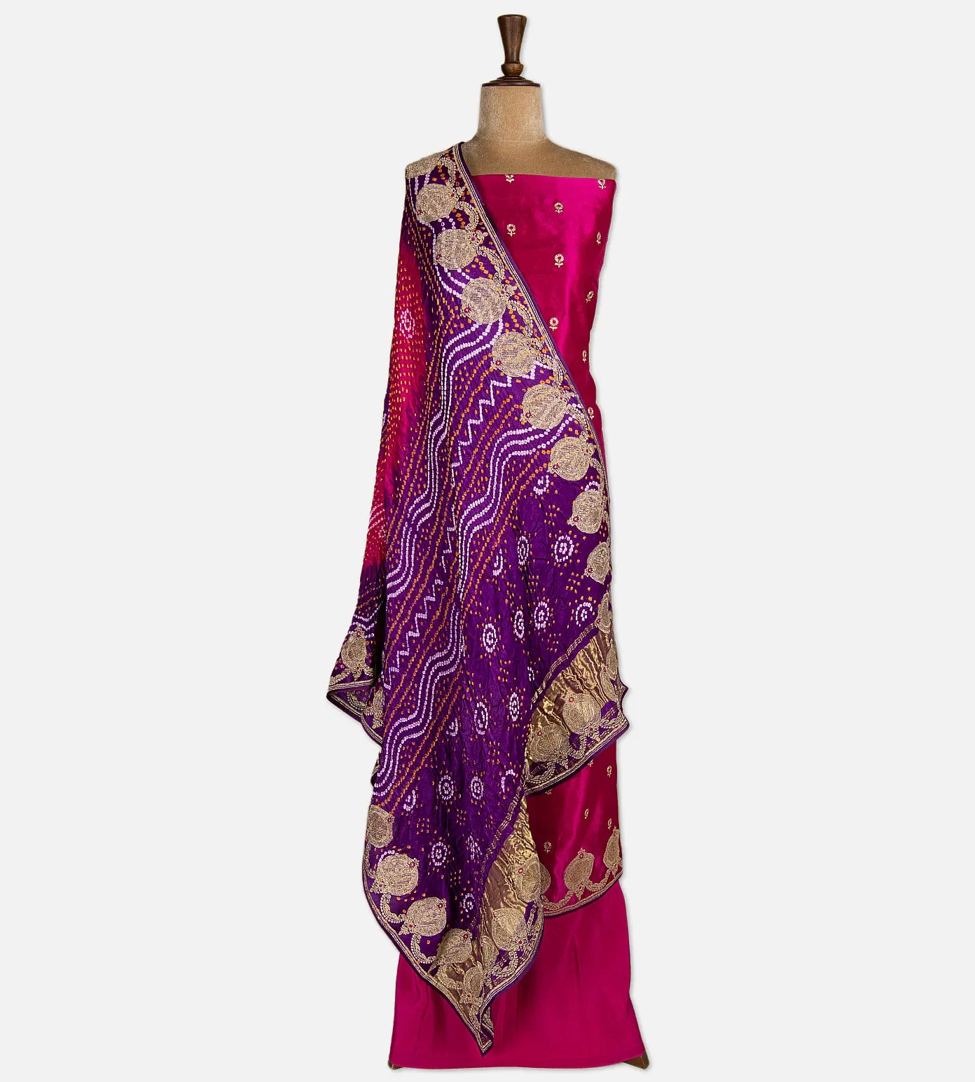 Pink Banarasi Kattan Silk Salwar
