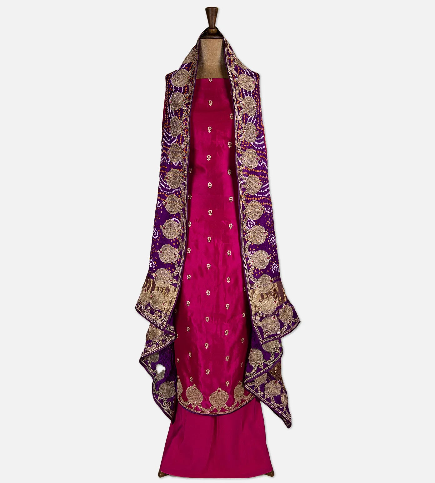 Pink Banarasi Kattan Silk Salwar
