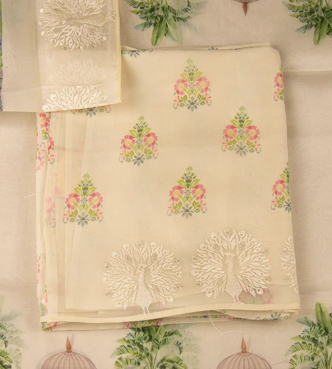 Off-White Organza Salwar