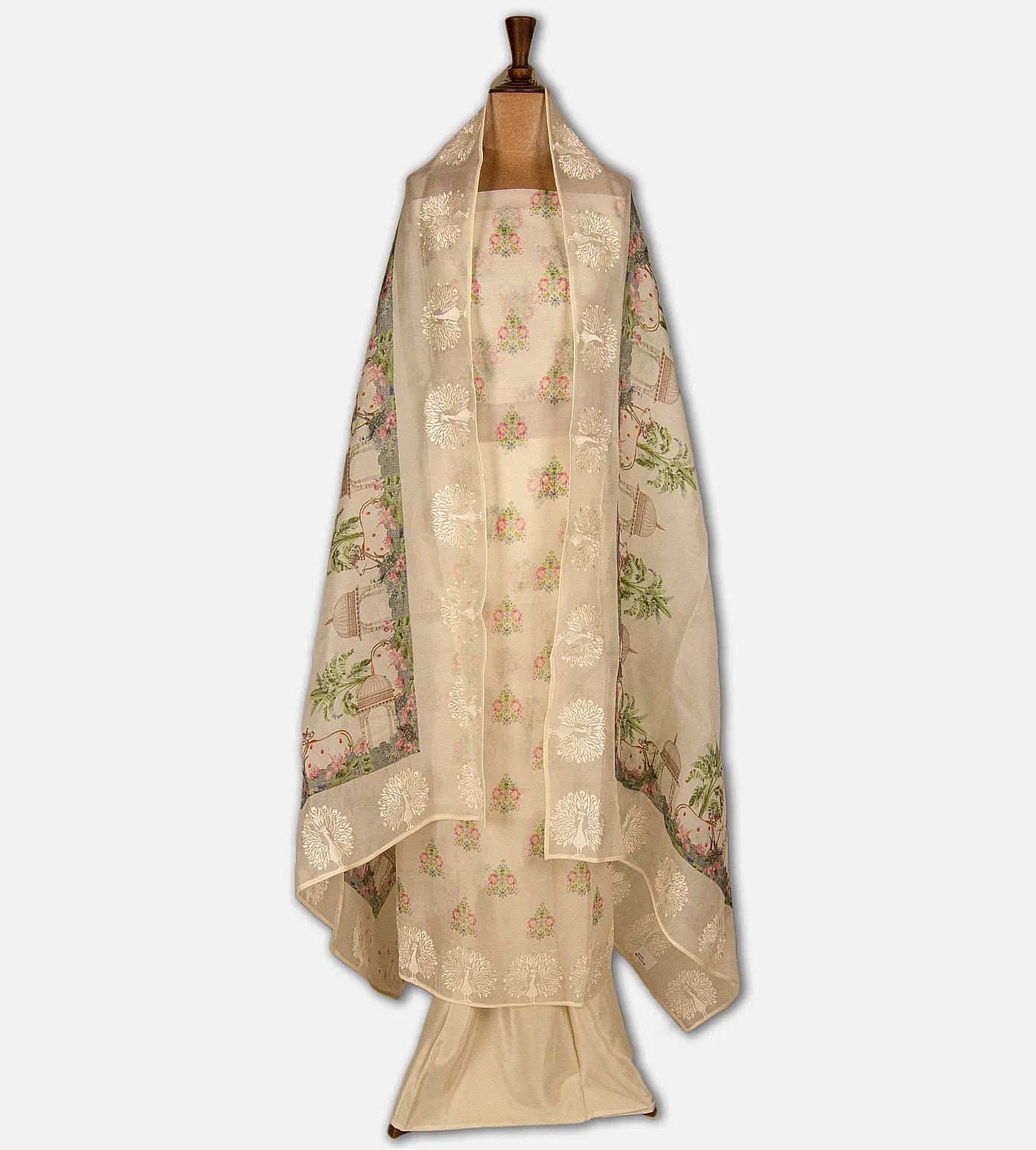 Off-White Organza Salwar