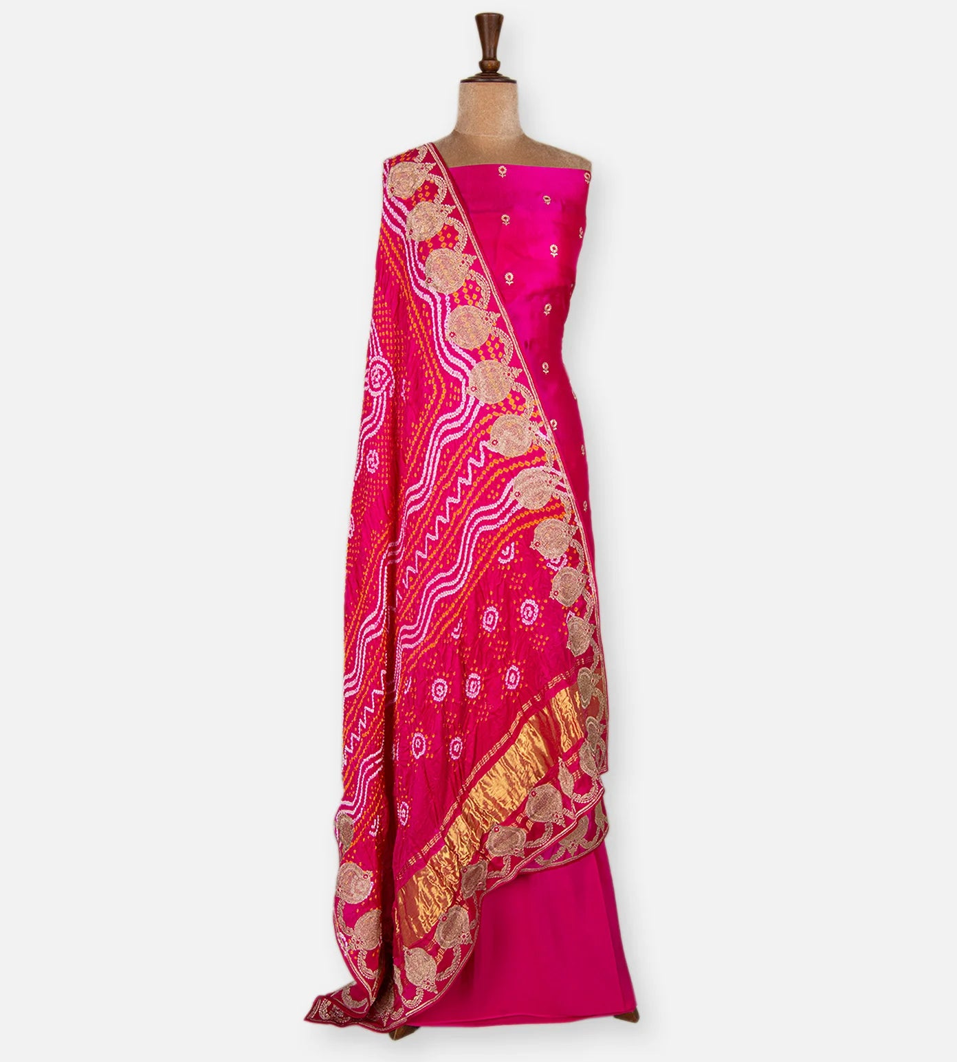 Pink Banarasi Tussar Salwar