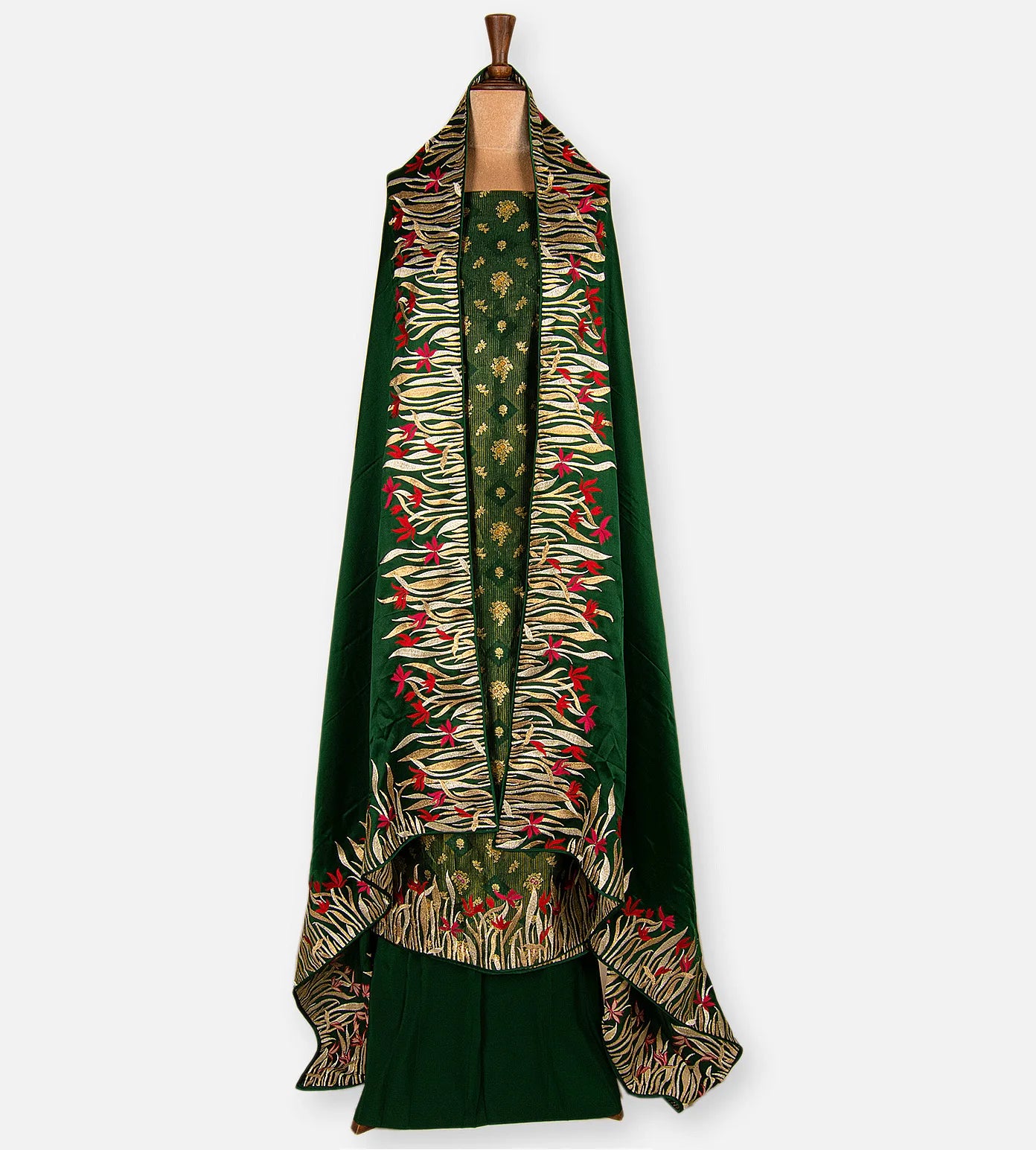 Green Organza Salwar