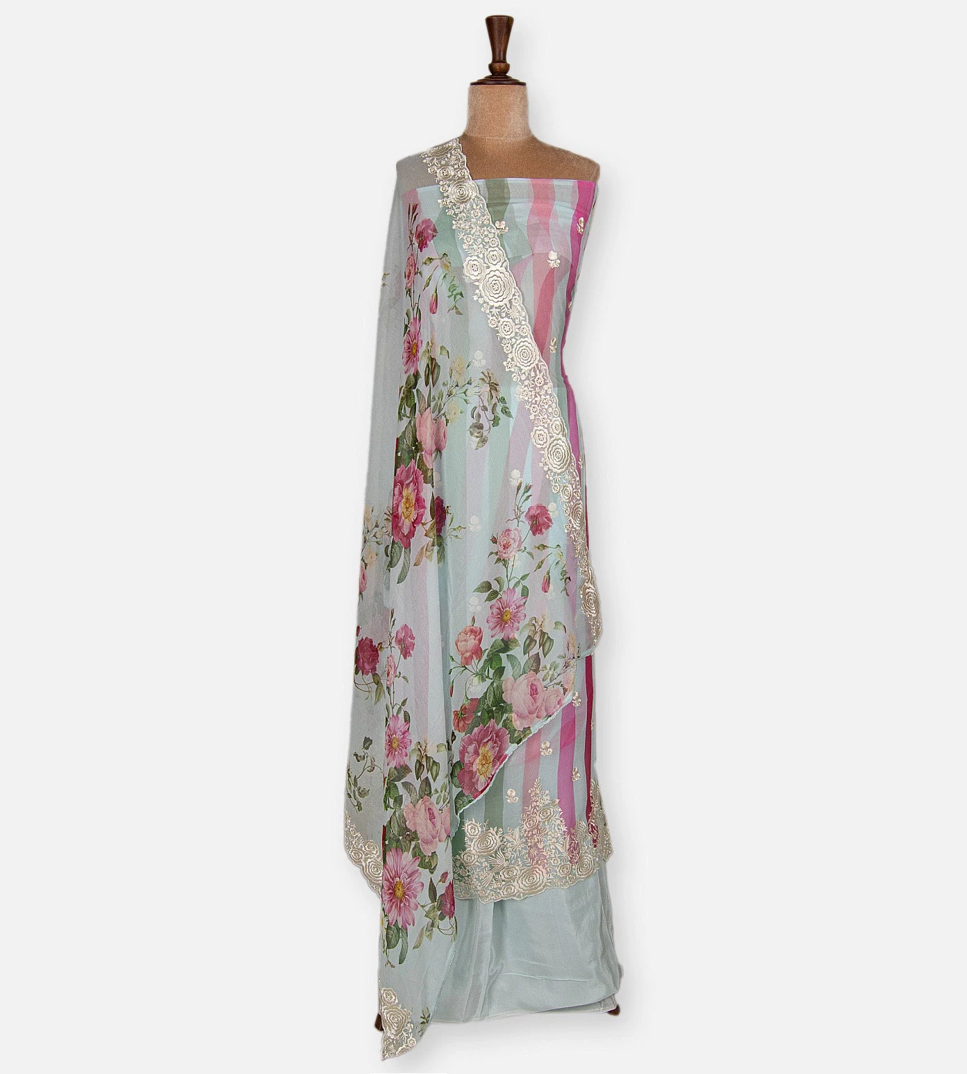 Blue Georgette Salwar