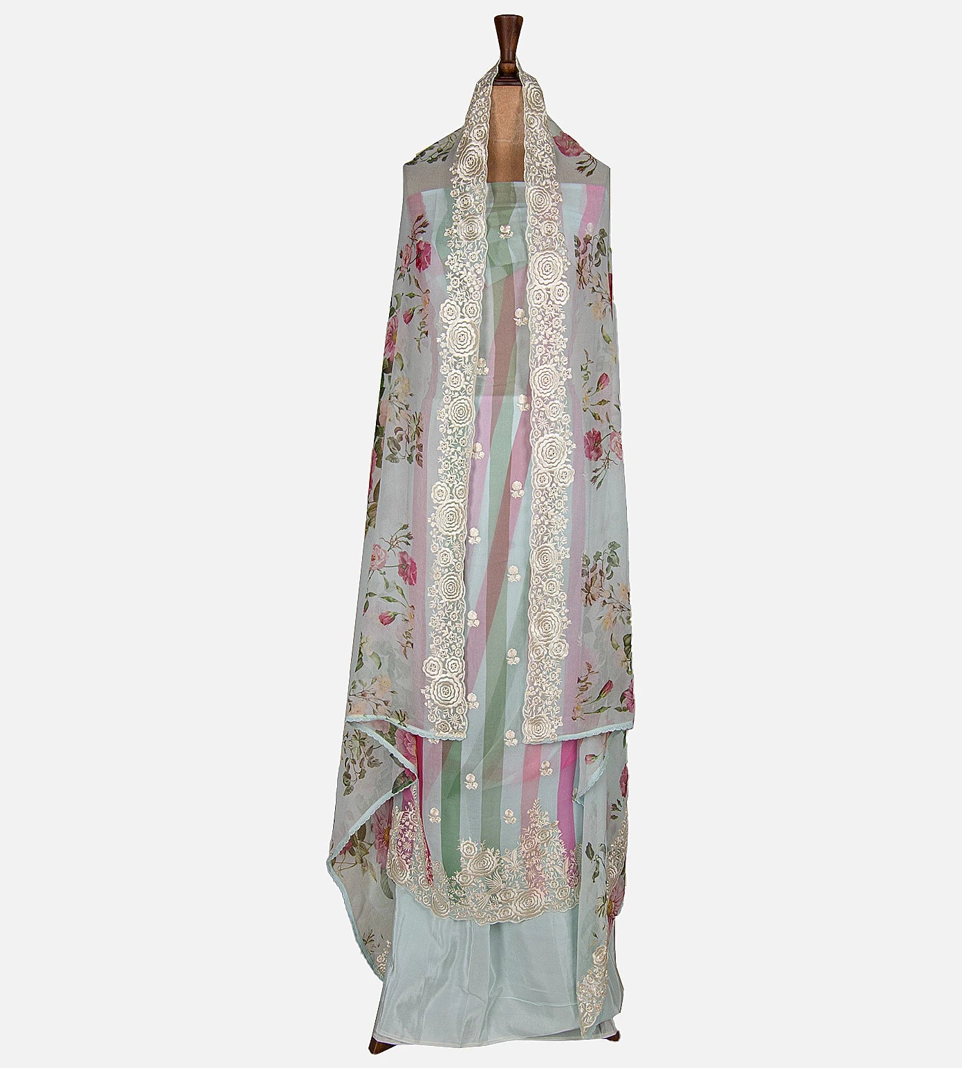 Blue Georgette Salwar