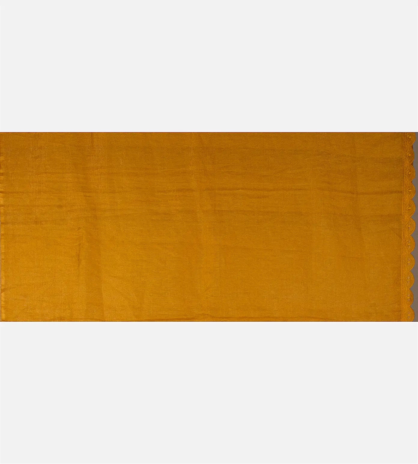Yellow Tussar Saree