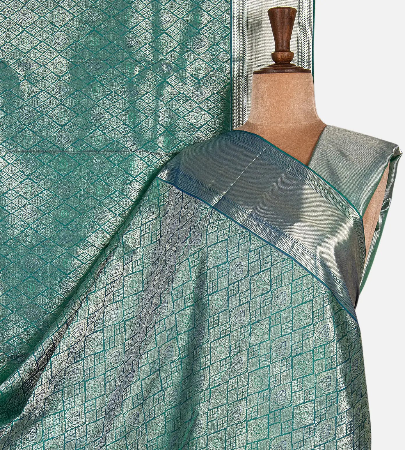 Blue Kanchipuram Silk Saree
