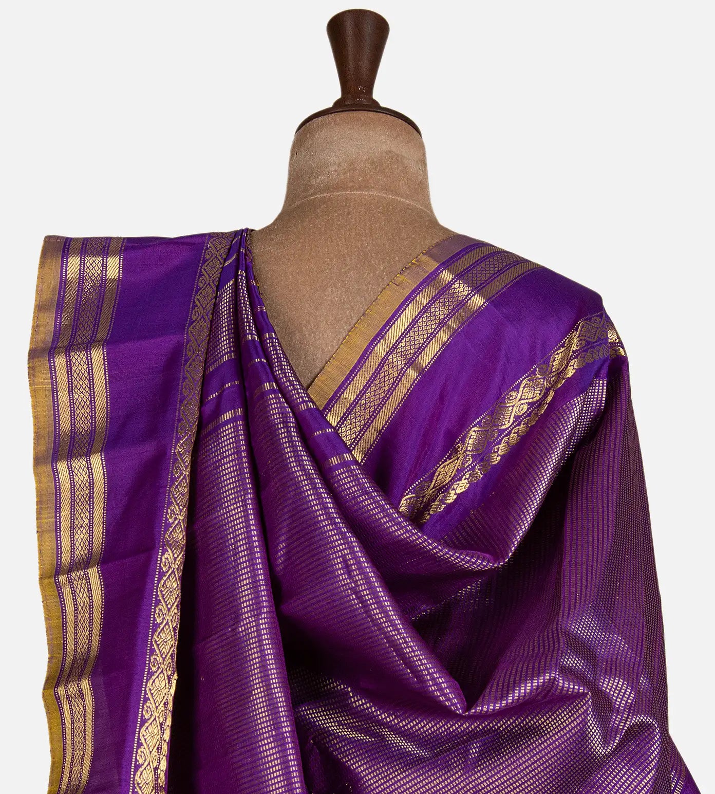 Red Gadwal Silk Saree