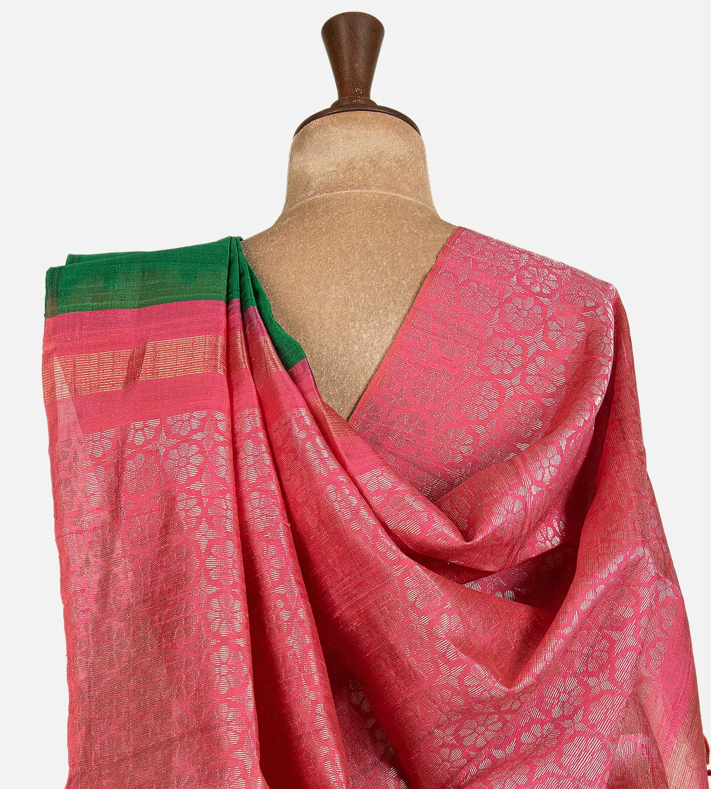 Green Raw Silk Saree