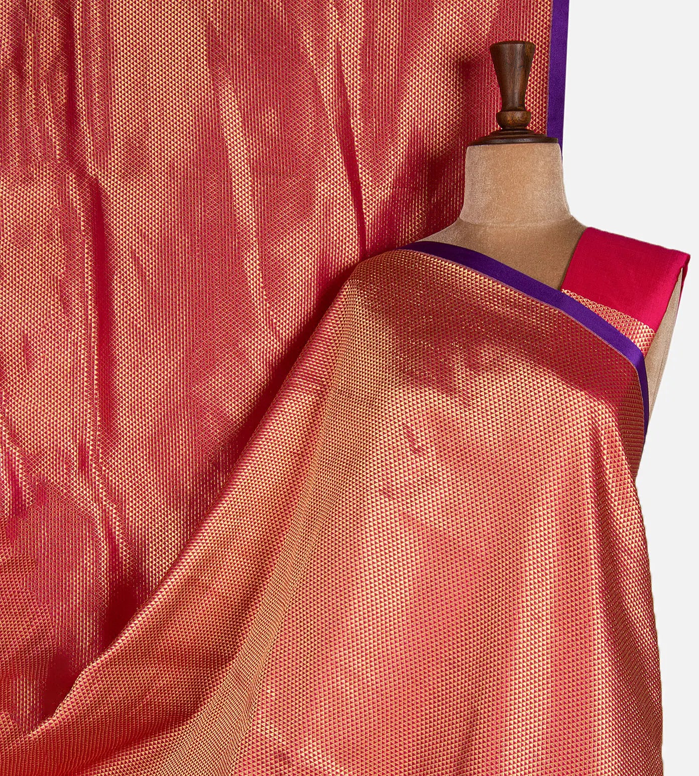 Pink Banarasi Silk Saree