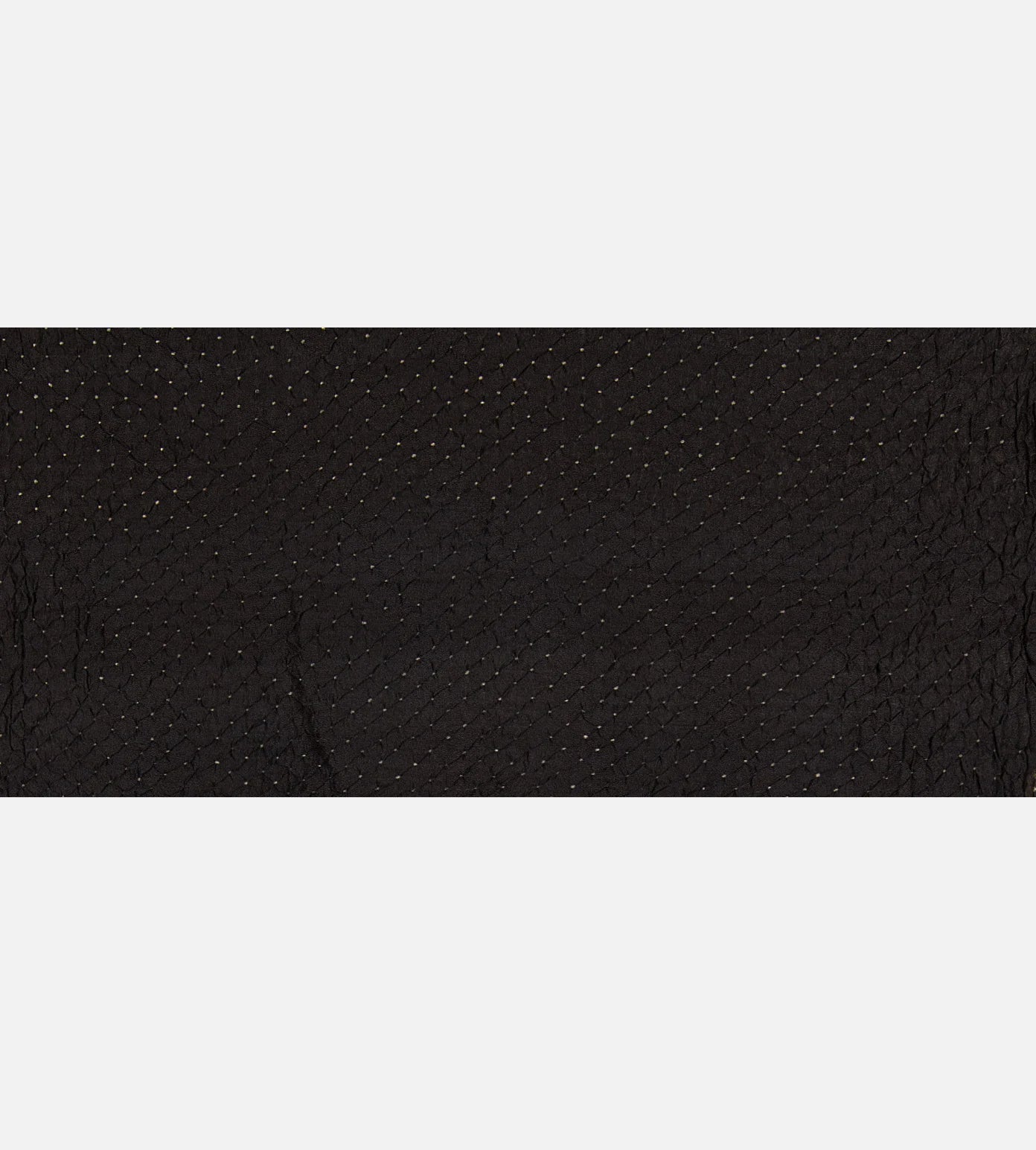 Black Bandhani Tussar Georgette Saree