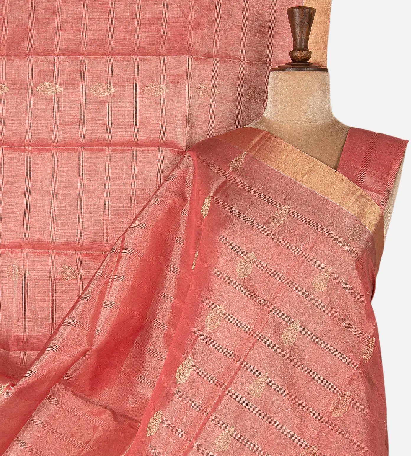 Coral Soft Silk Saree