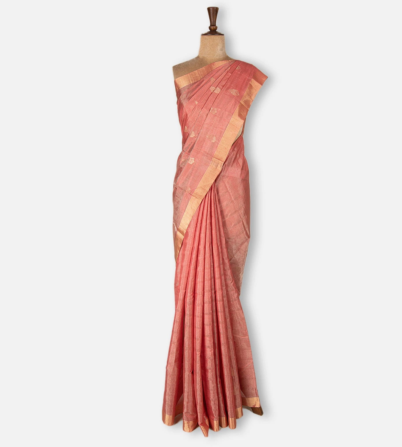 Coral Soft Silk Saree