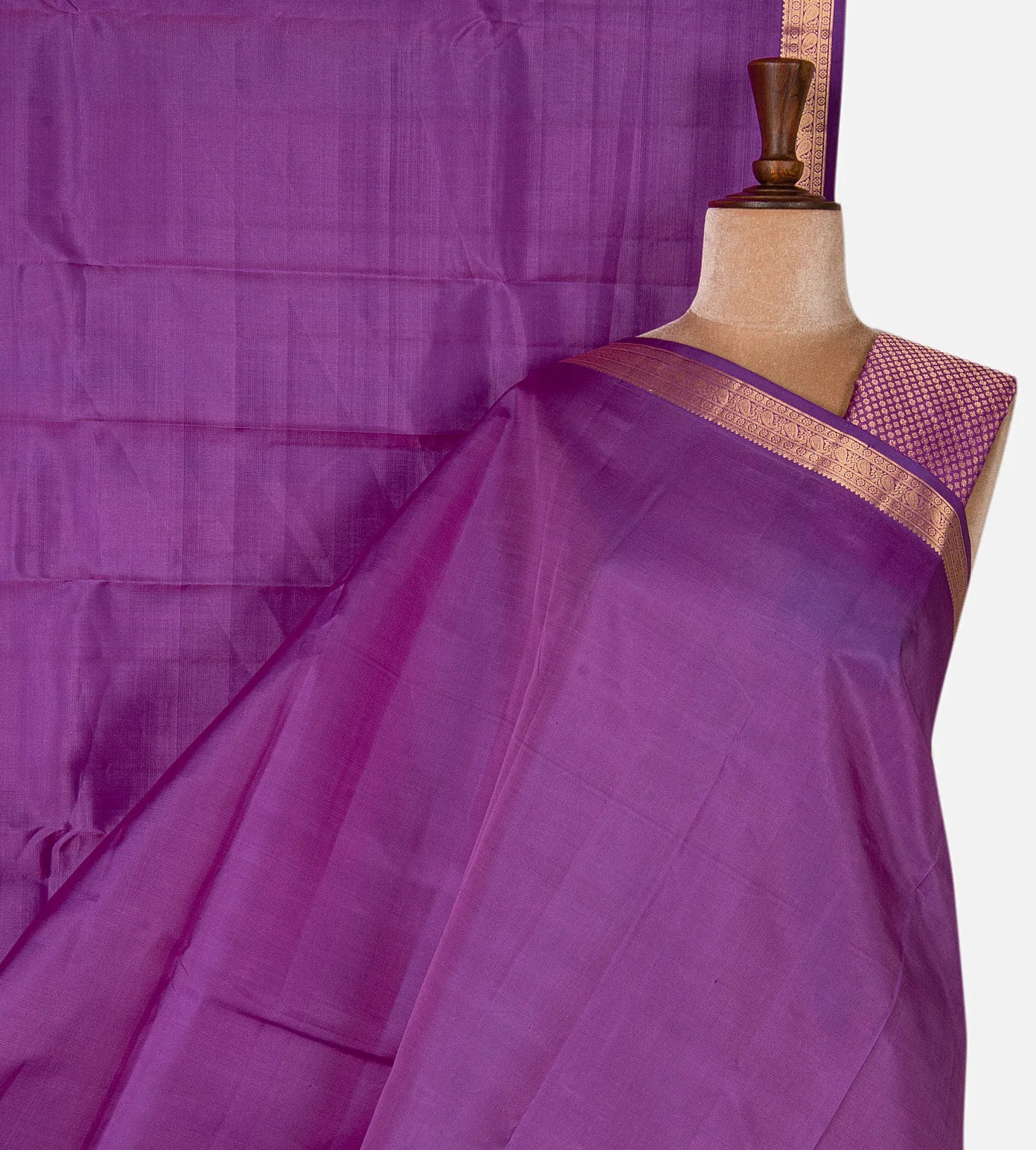 Bright Purple Soft Silk Saree