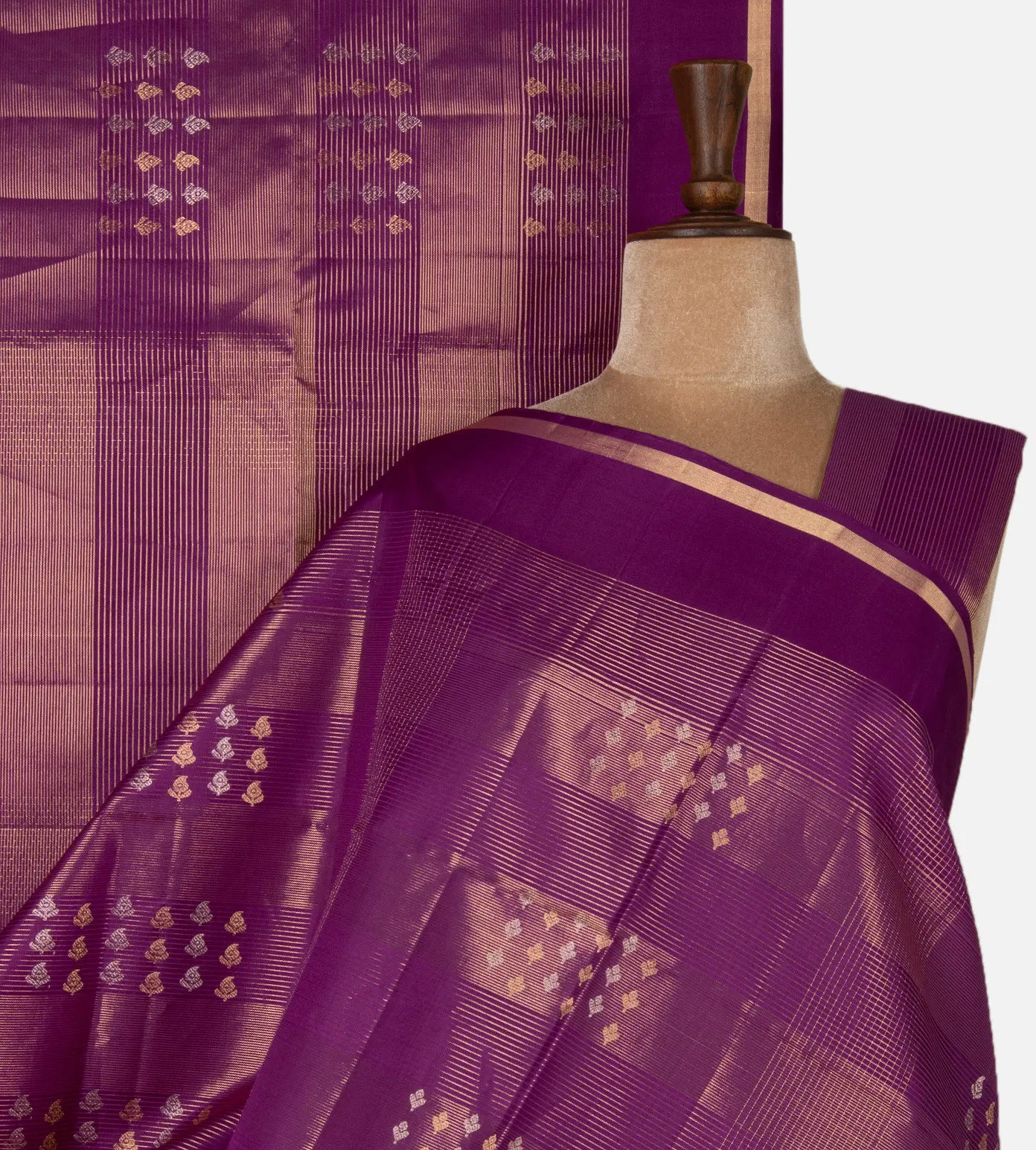 Purple Soft Silk Saree