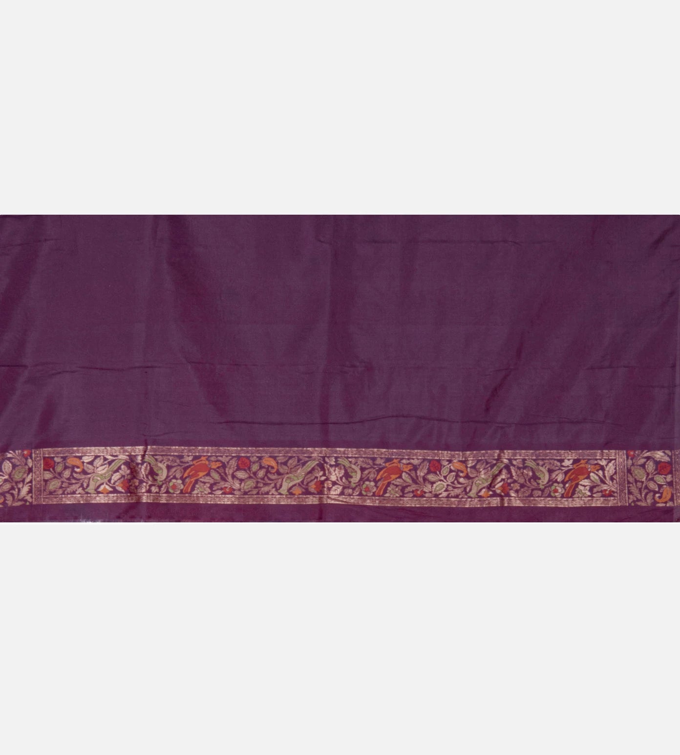 Purple Banarasi Silk Saree