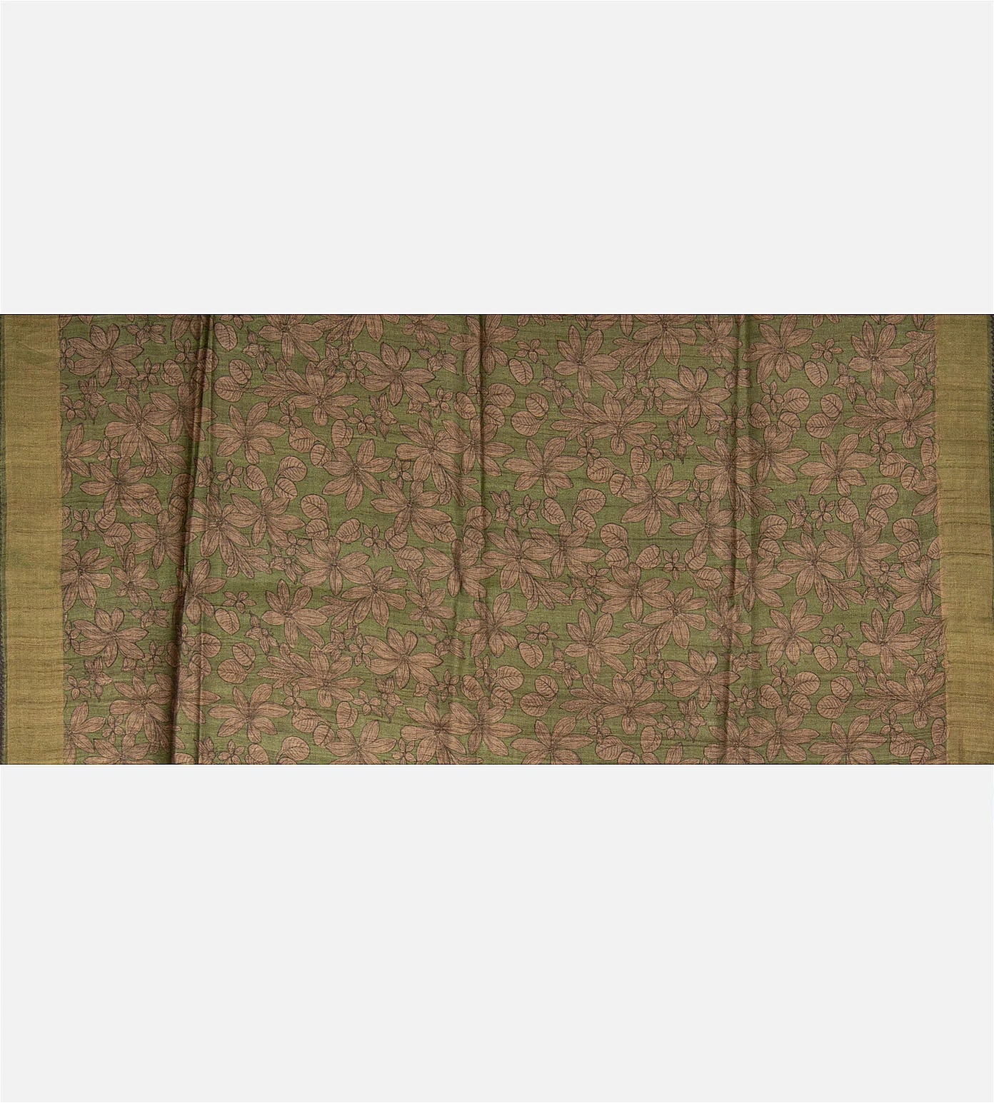 Black and Grey Tussar Saree