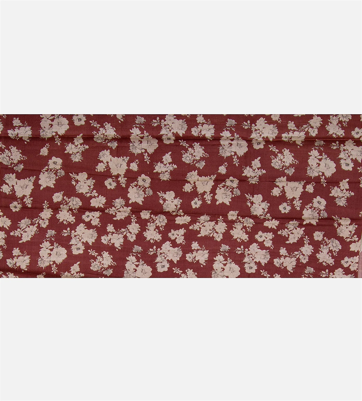 Maroon Tussar Saree