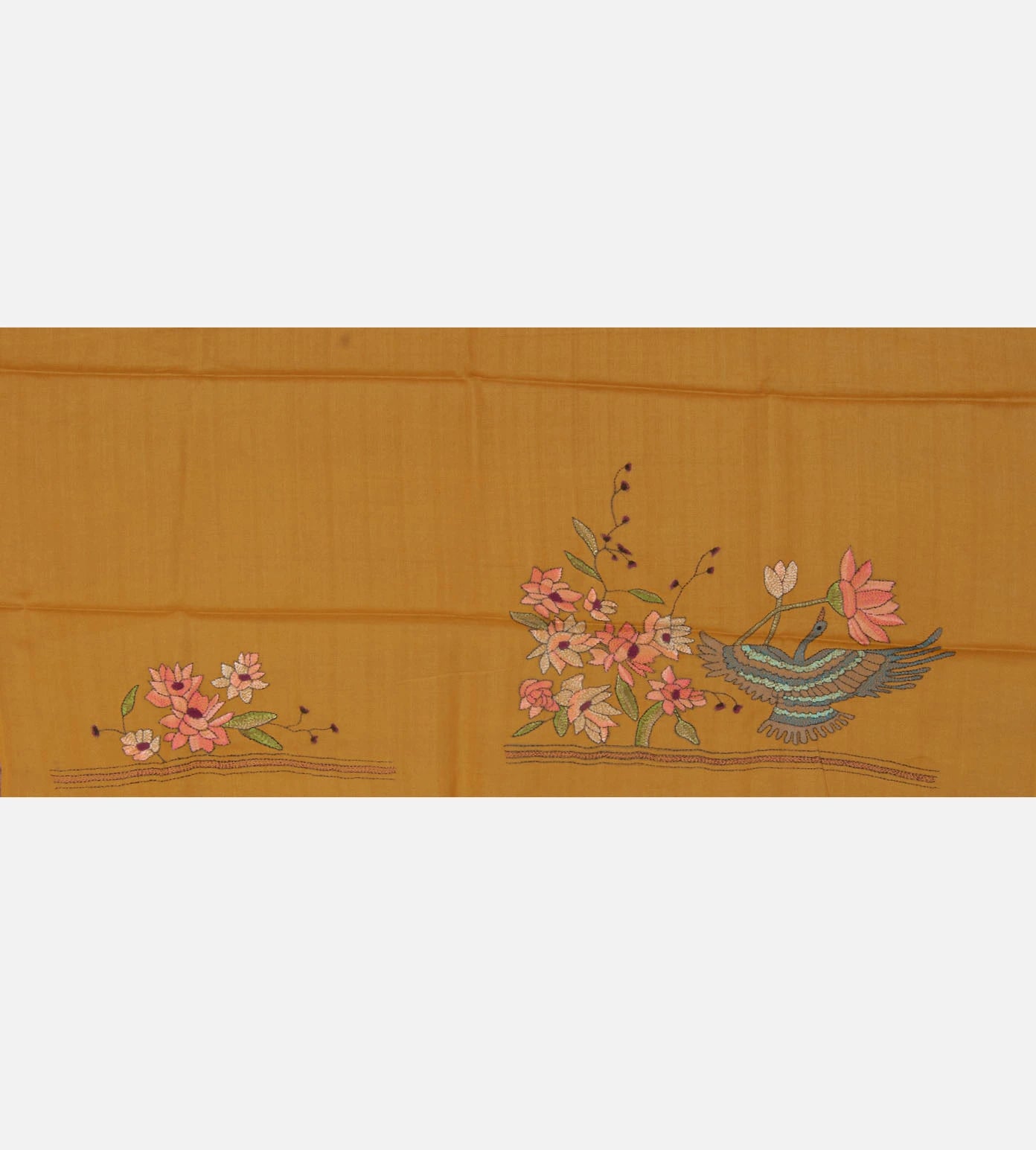 Onion Pink Tussar Saree
