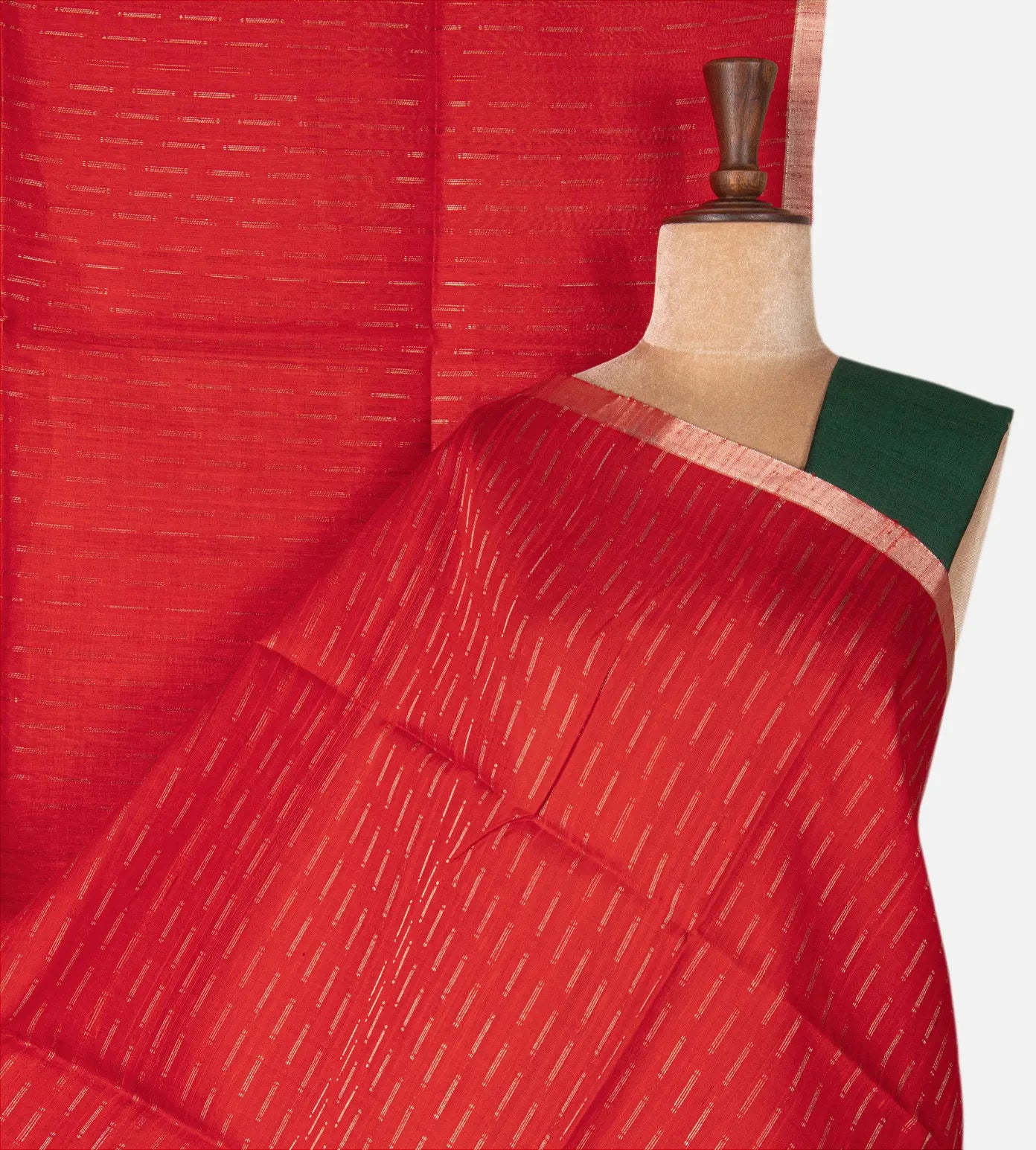 Red Raw Silk Saree