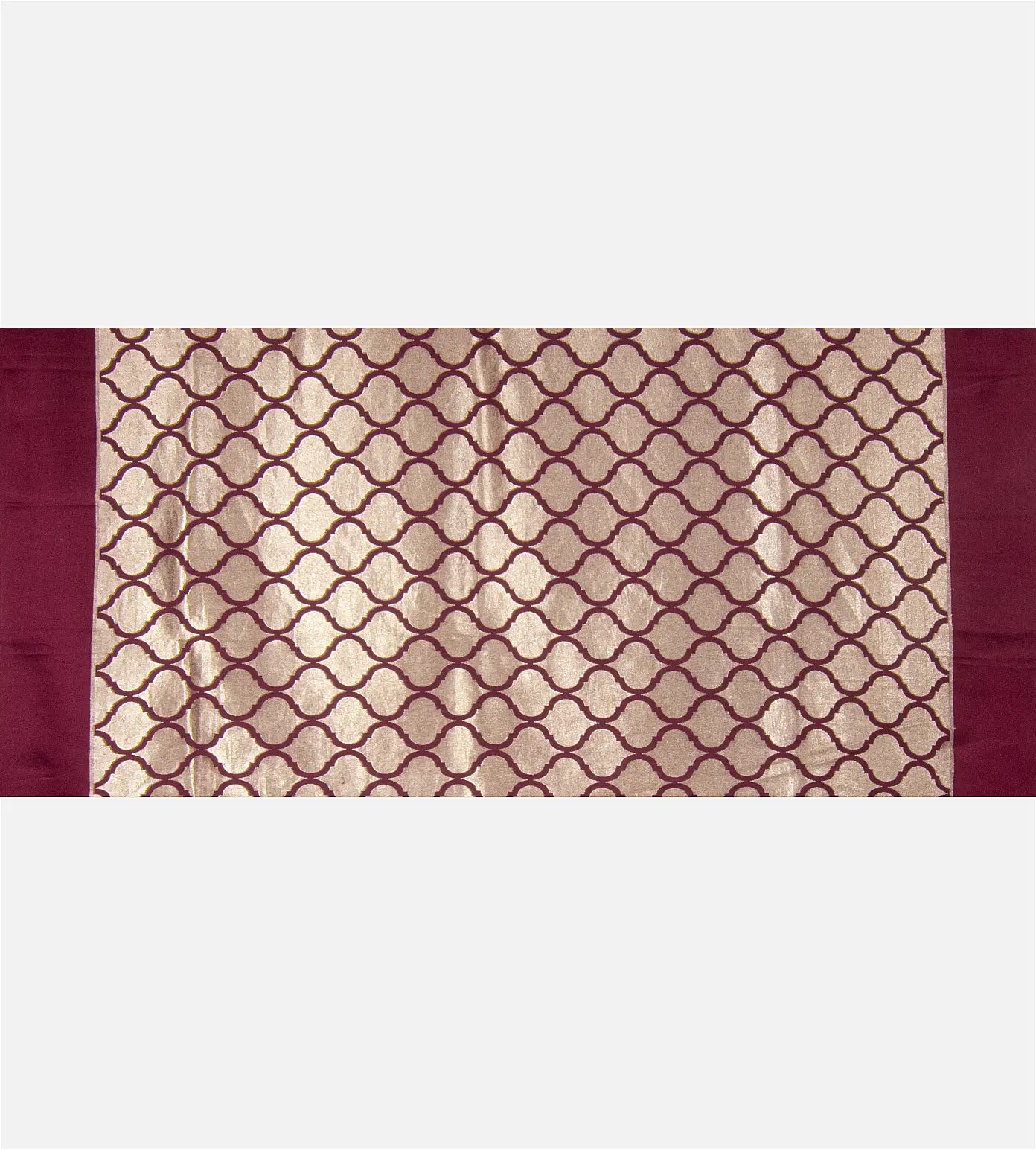 Beige Banarasi Tussar Georgette Saree