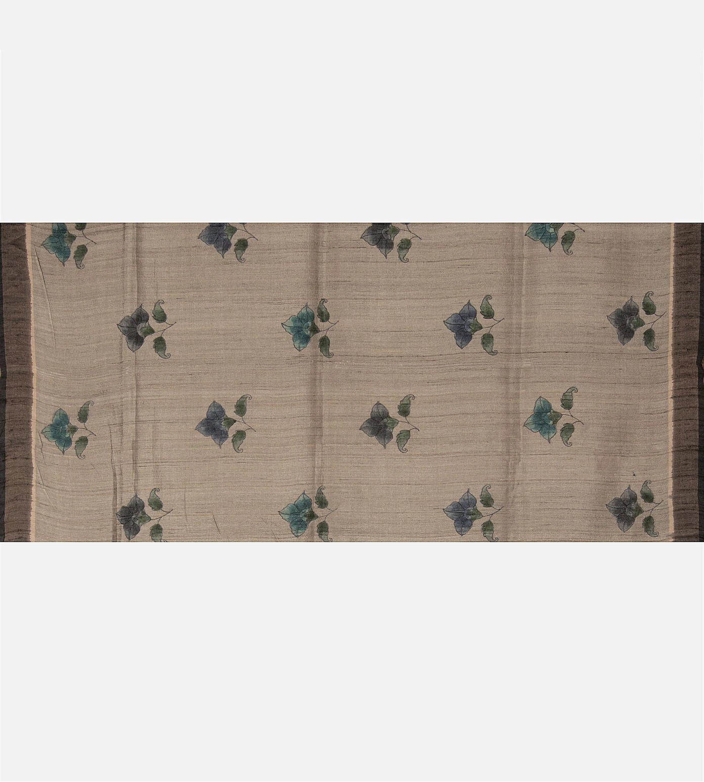 Multicolour Tussar Saree