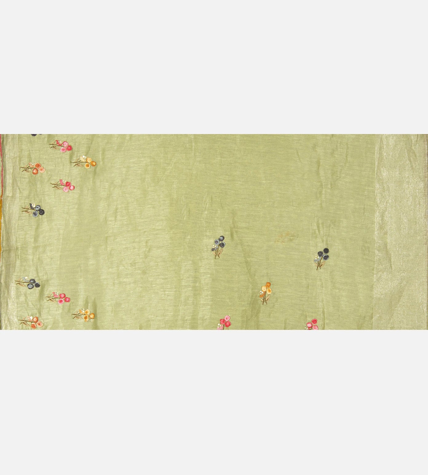 Light Green Linen Saree