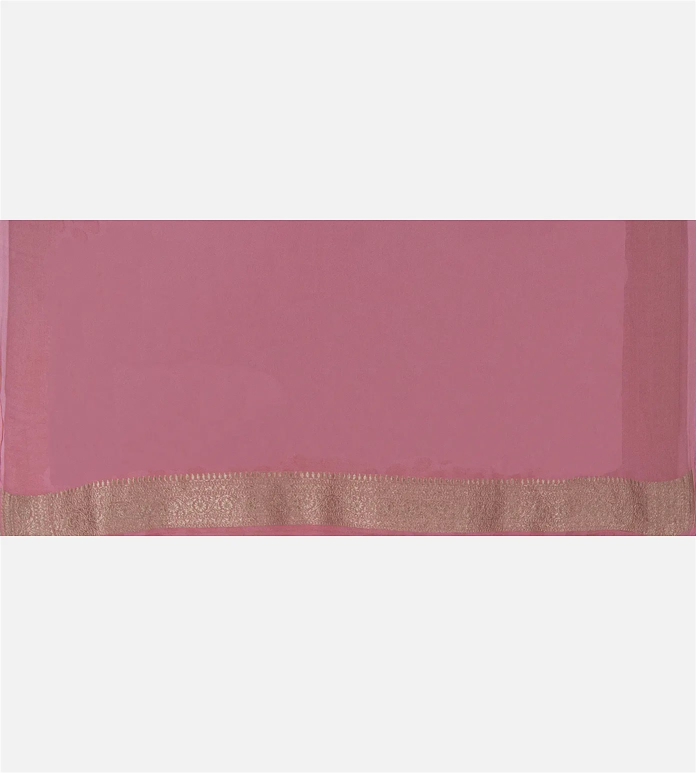 Pink Banarasi Georgette Saree