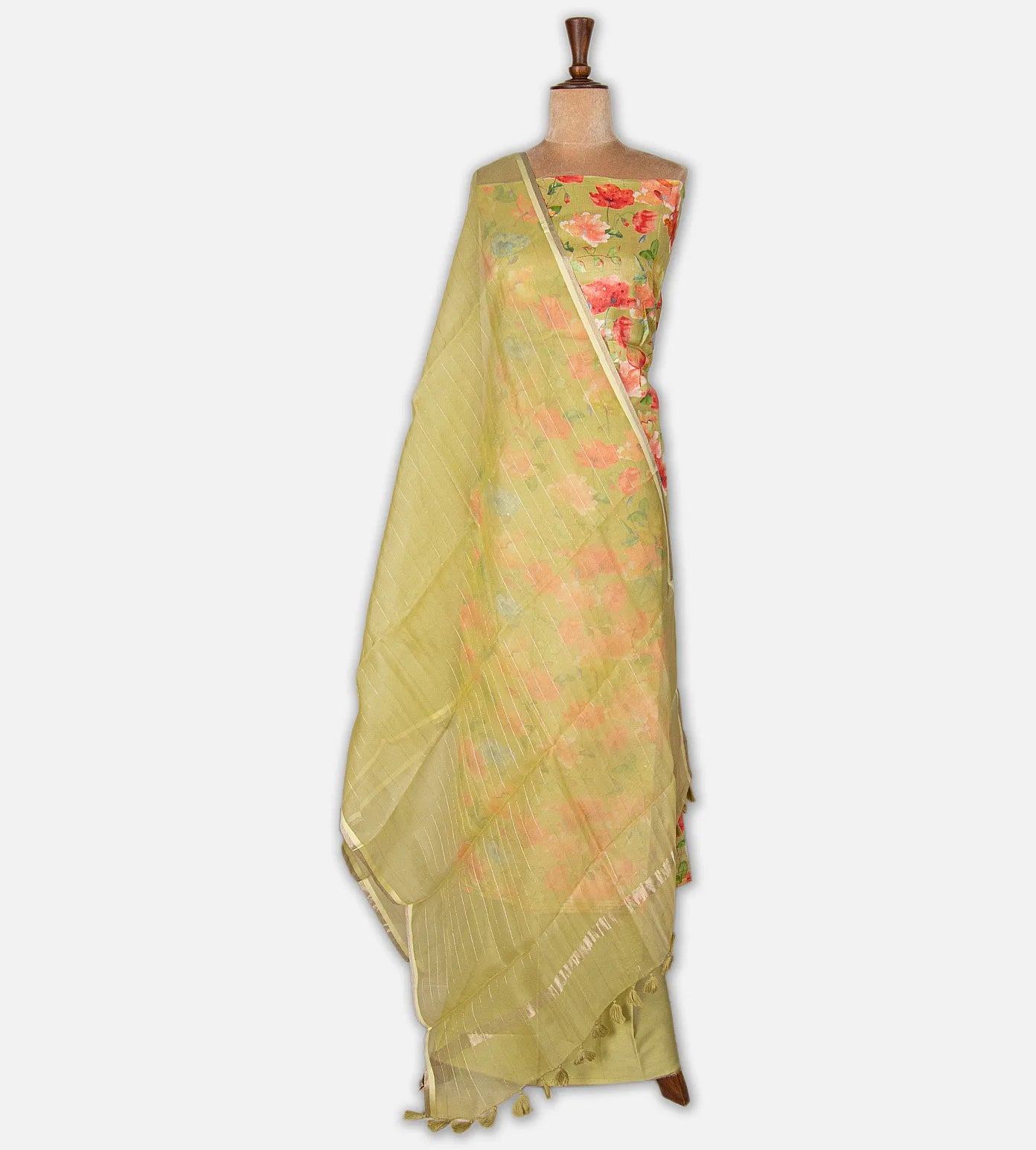 Green Tussar Salwar