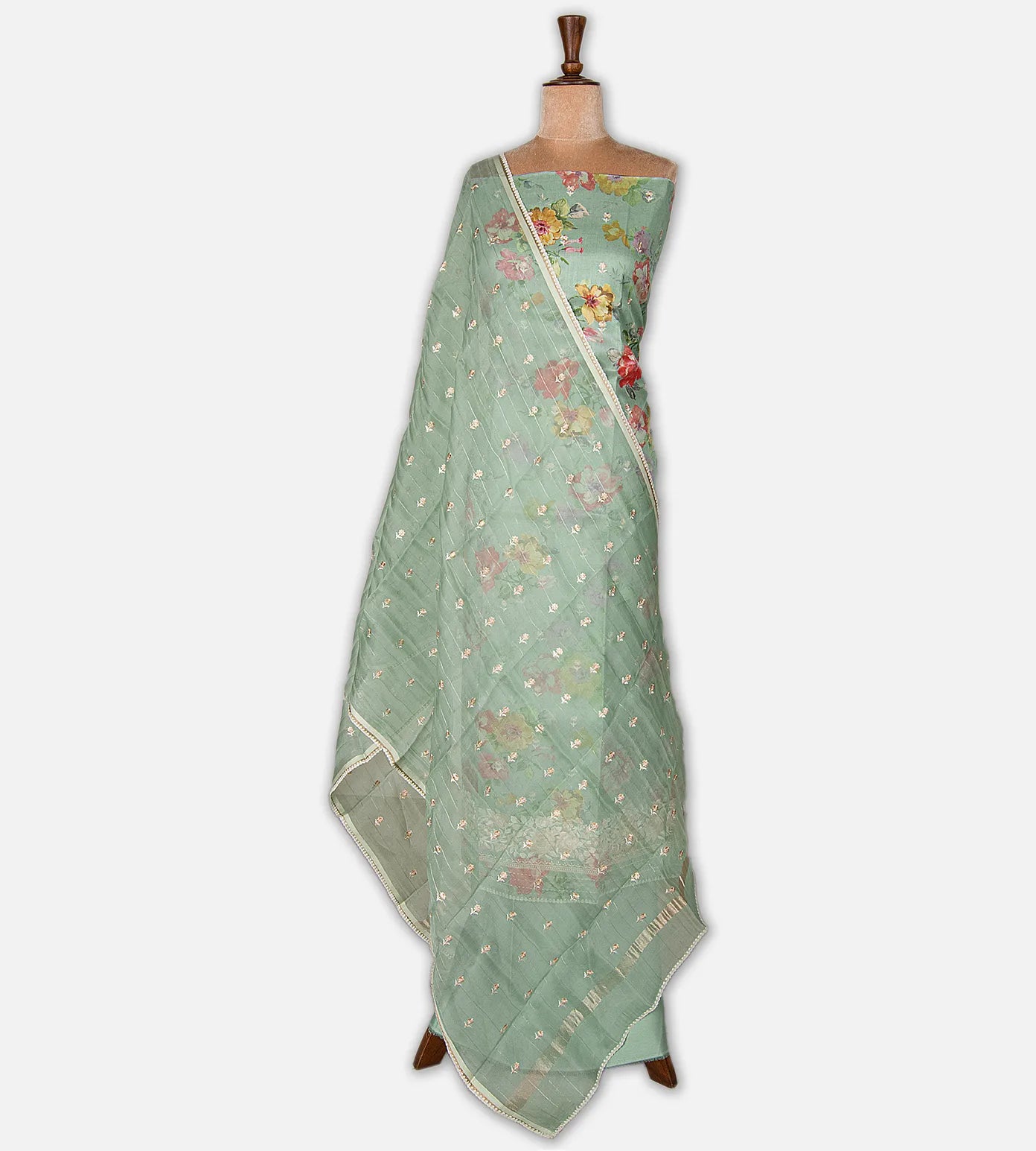 Green Tussar Salwar