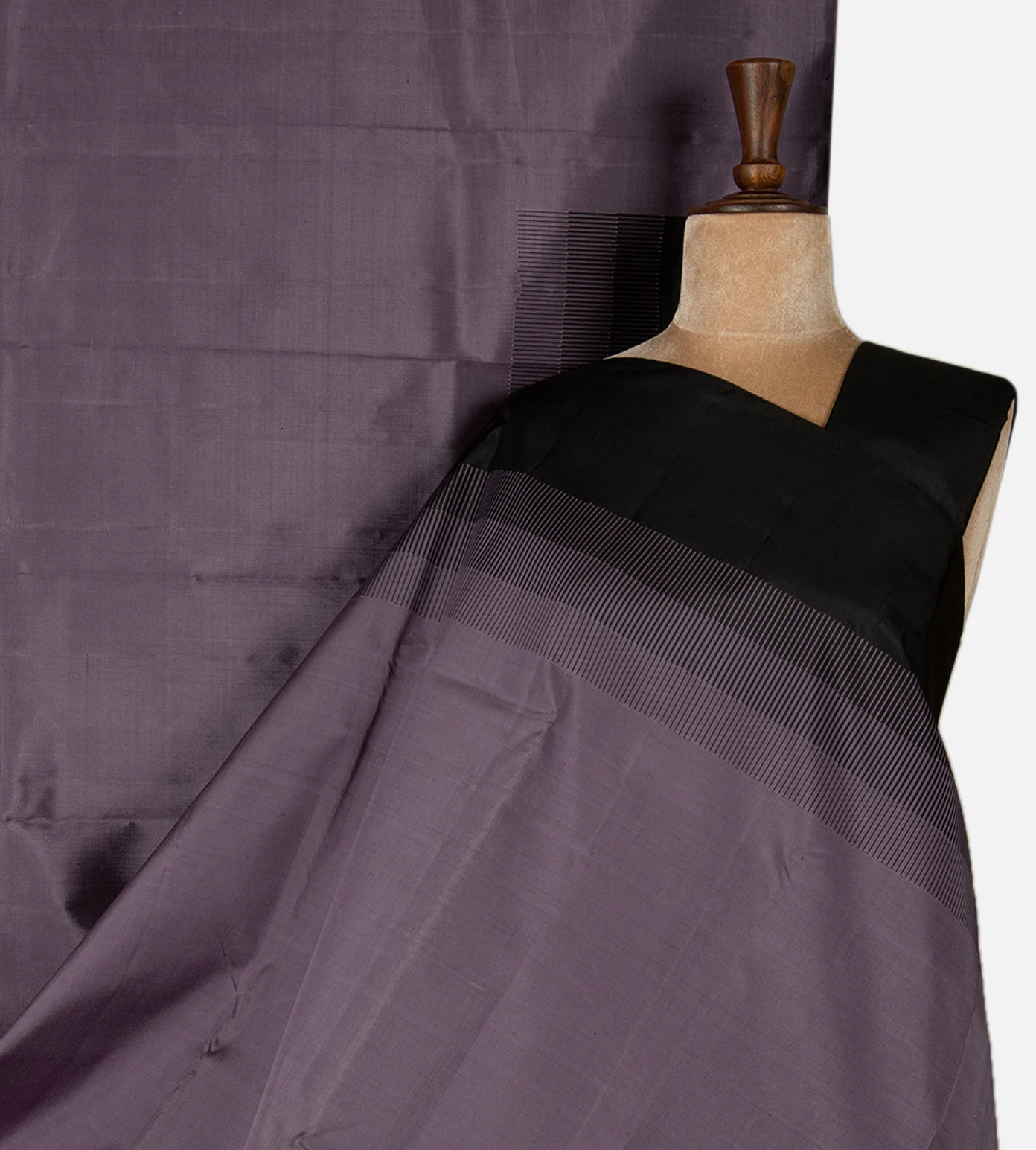 Purple Kanchipuram Silk Saree