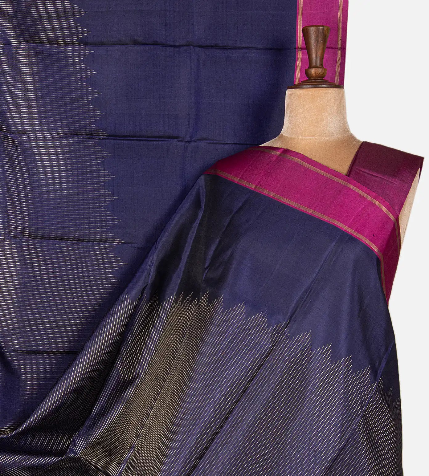 Blue Kanchipuram Silk Saree