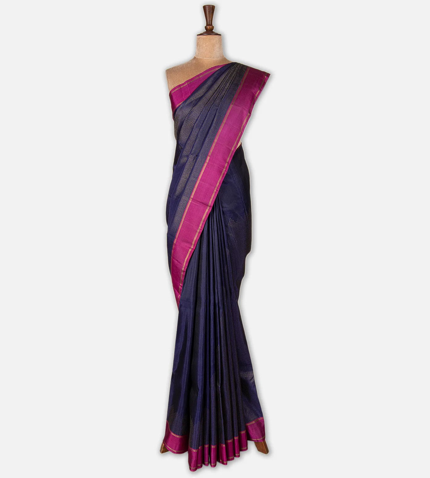Blue Kanchipuram Silk Saree