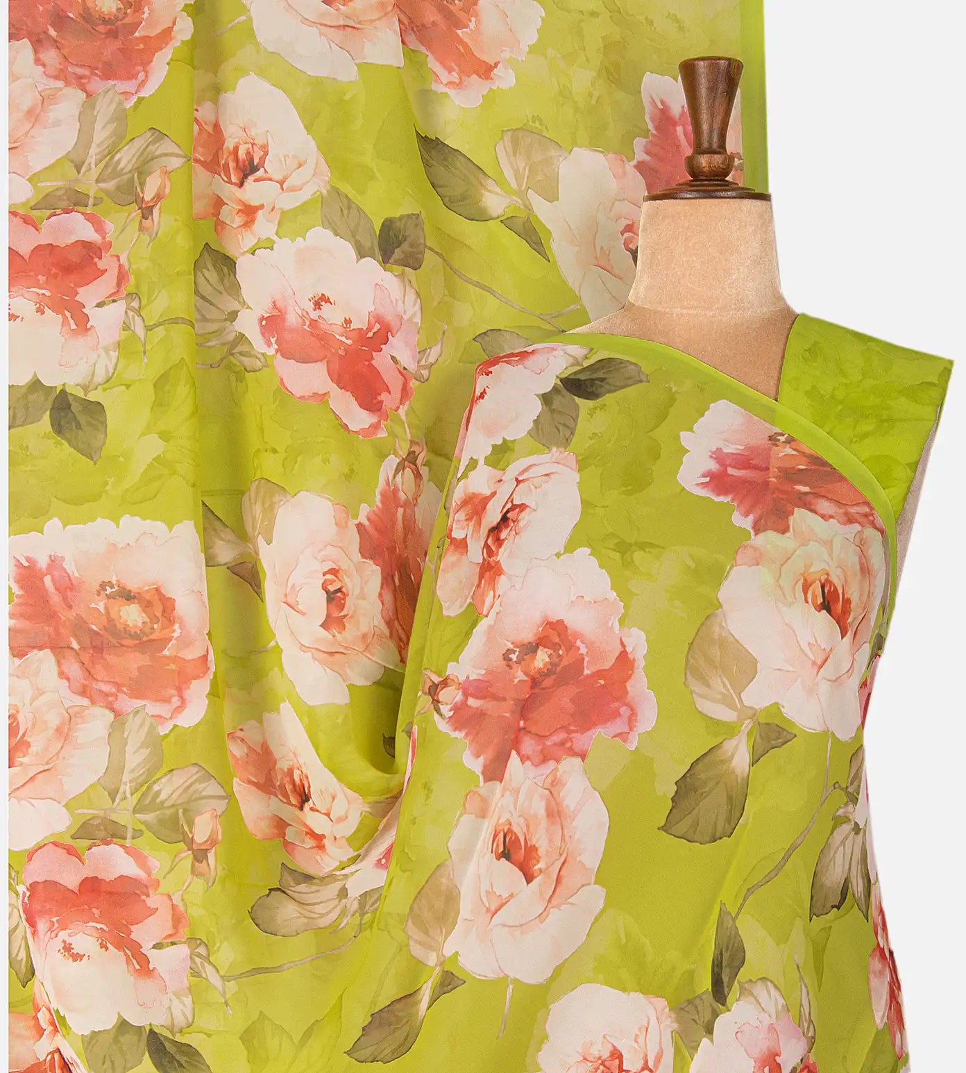 Light Green Georgette Saree