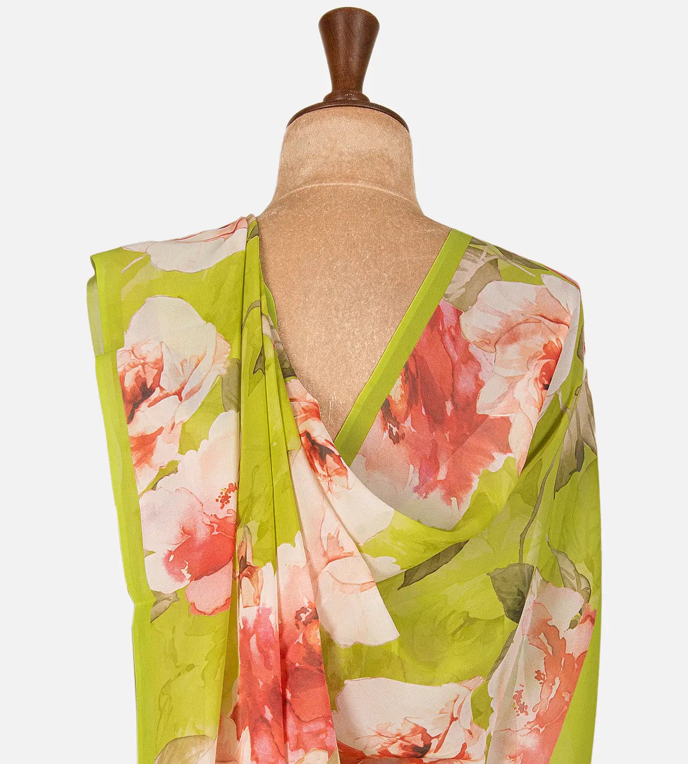 Light Green Georgette Saree