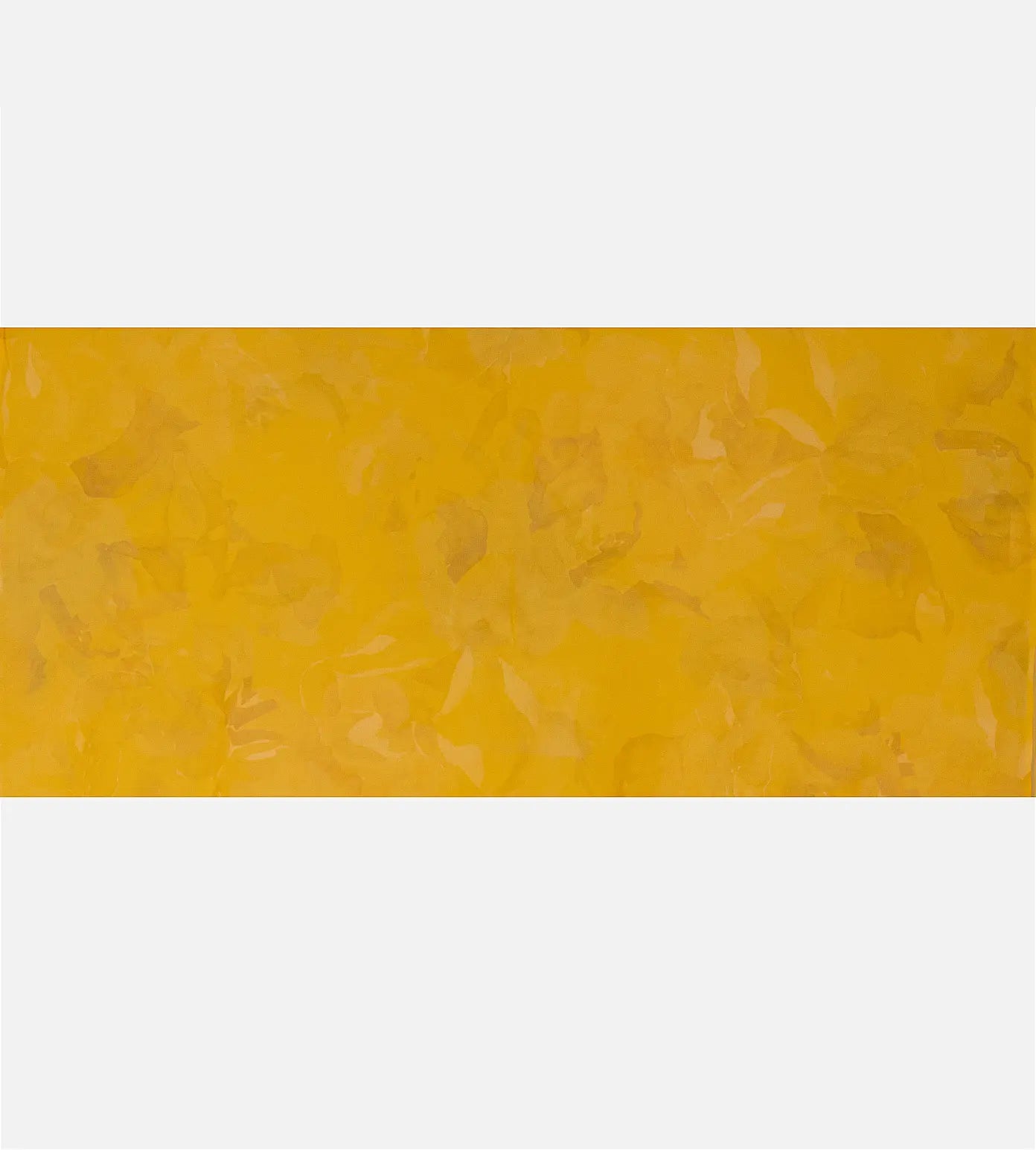 Yellow Georgette saree