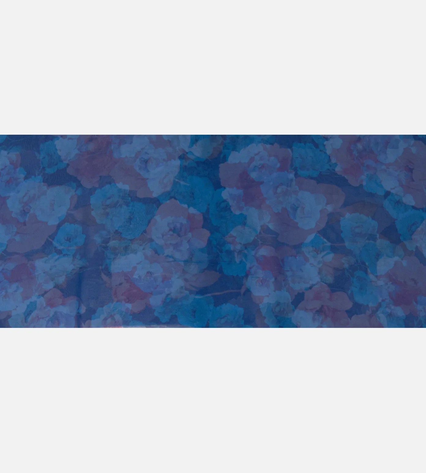 Blue Georgette Saree
