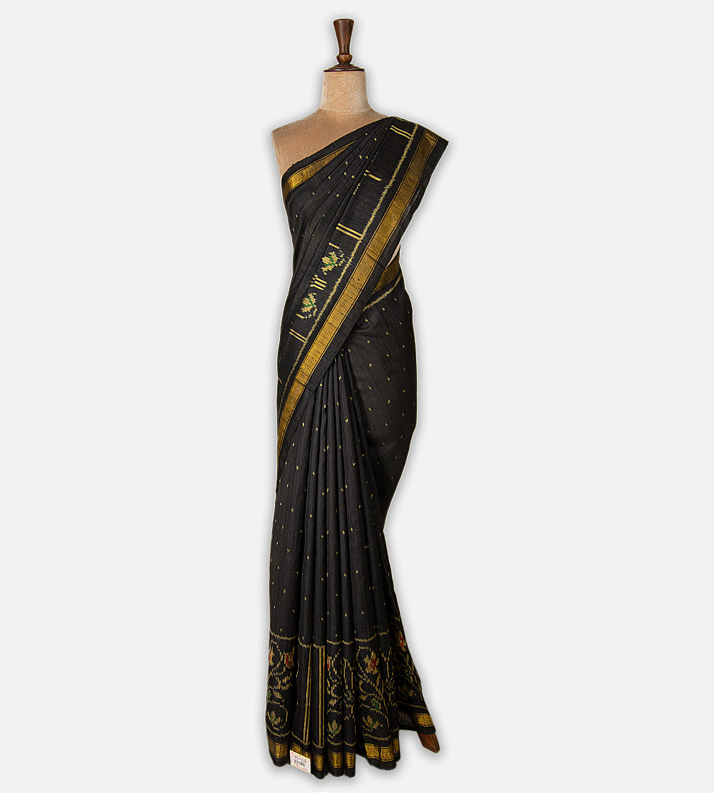 Black Patola Silk Saree