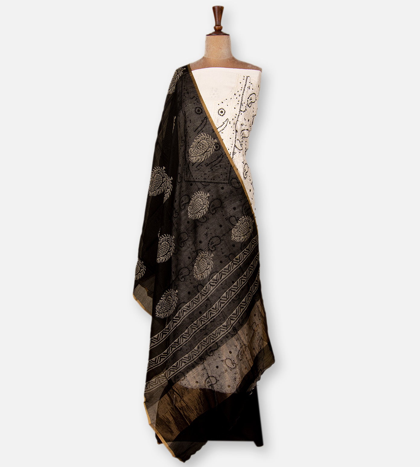 Off-White Cotton Salwar