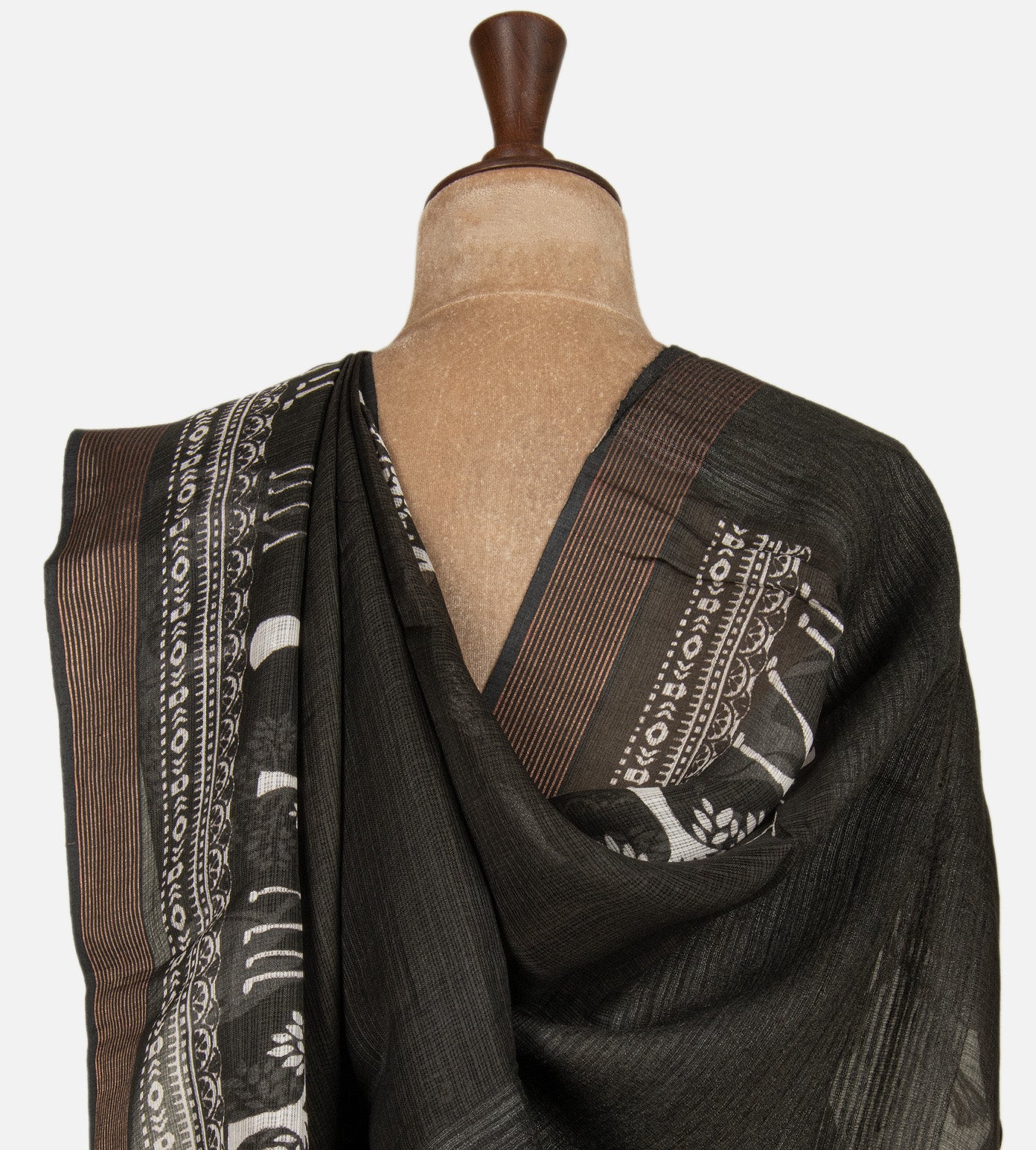 Black Kota Cotton Saree
