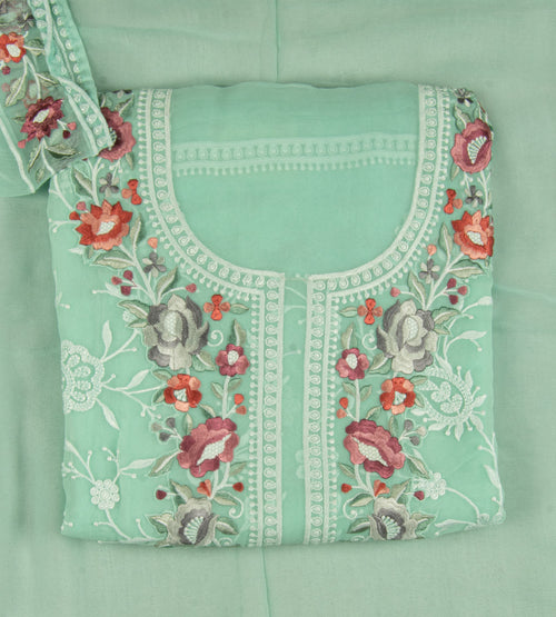 Blue Georgette Salwar