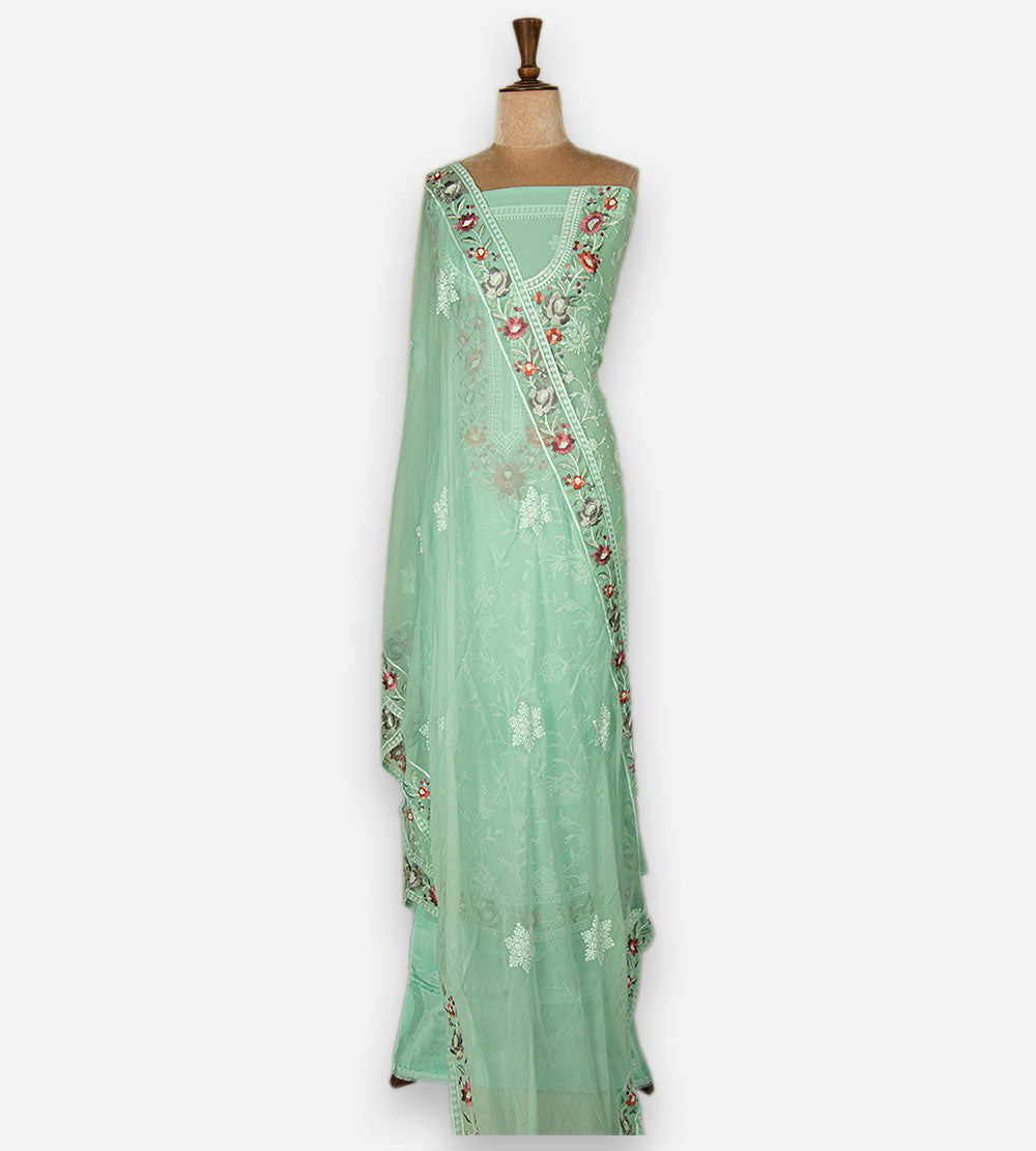 Blue Georgette Salwar