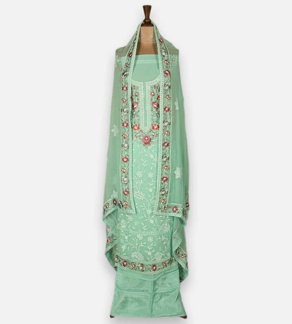 Blue Georgette Salwar