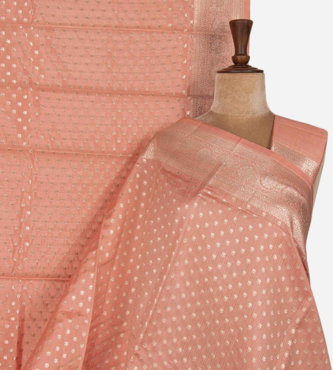 Light Pink Chaniya Silk Saree