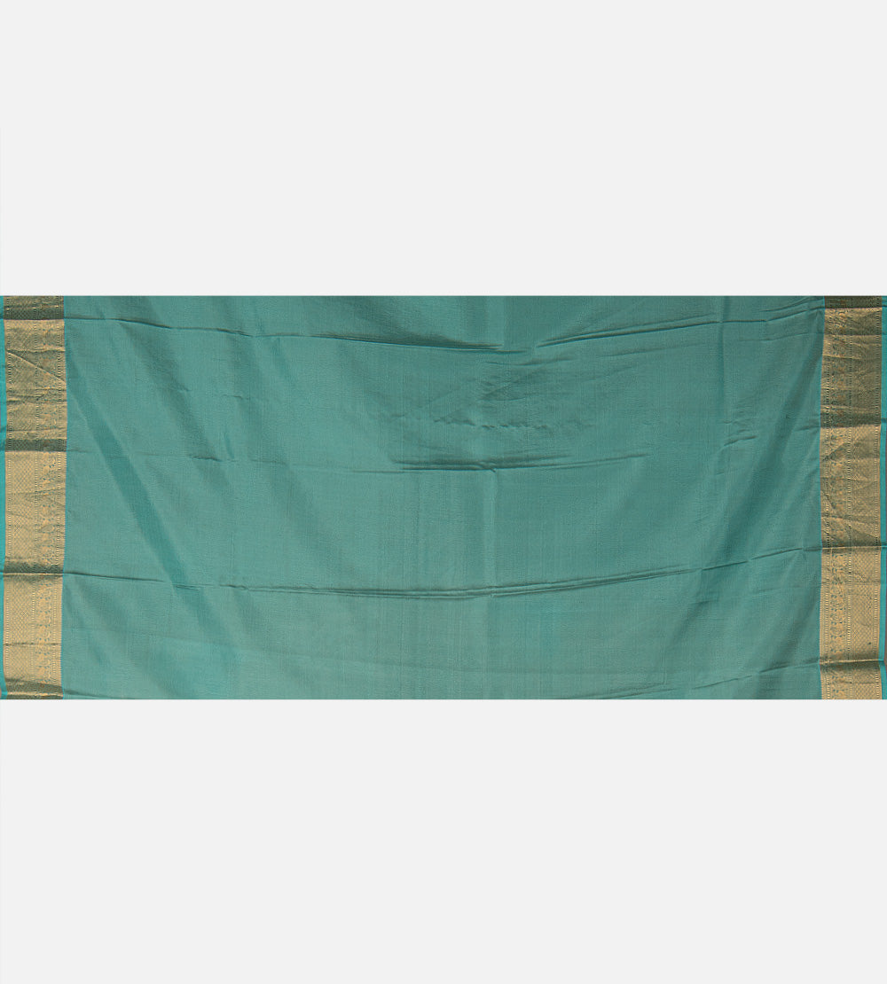 Muted Olive Green Soft Silk Saree