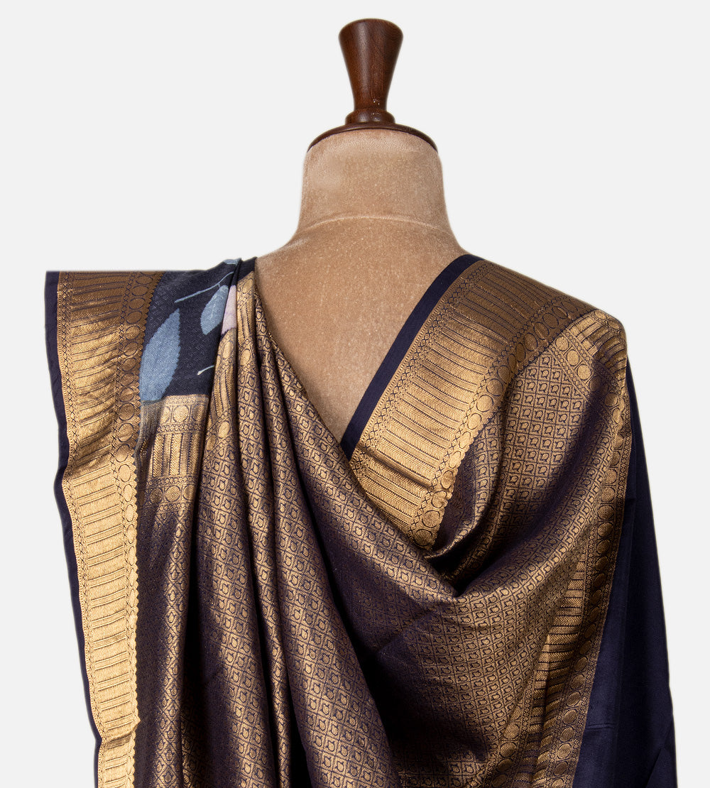 Blue Soft Silk Saree