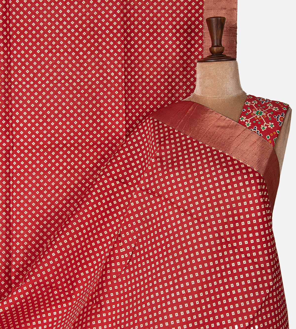 Red Raw Silk Saree
