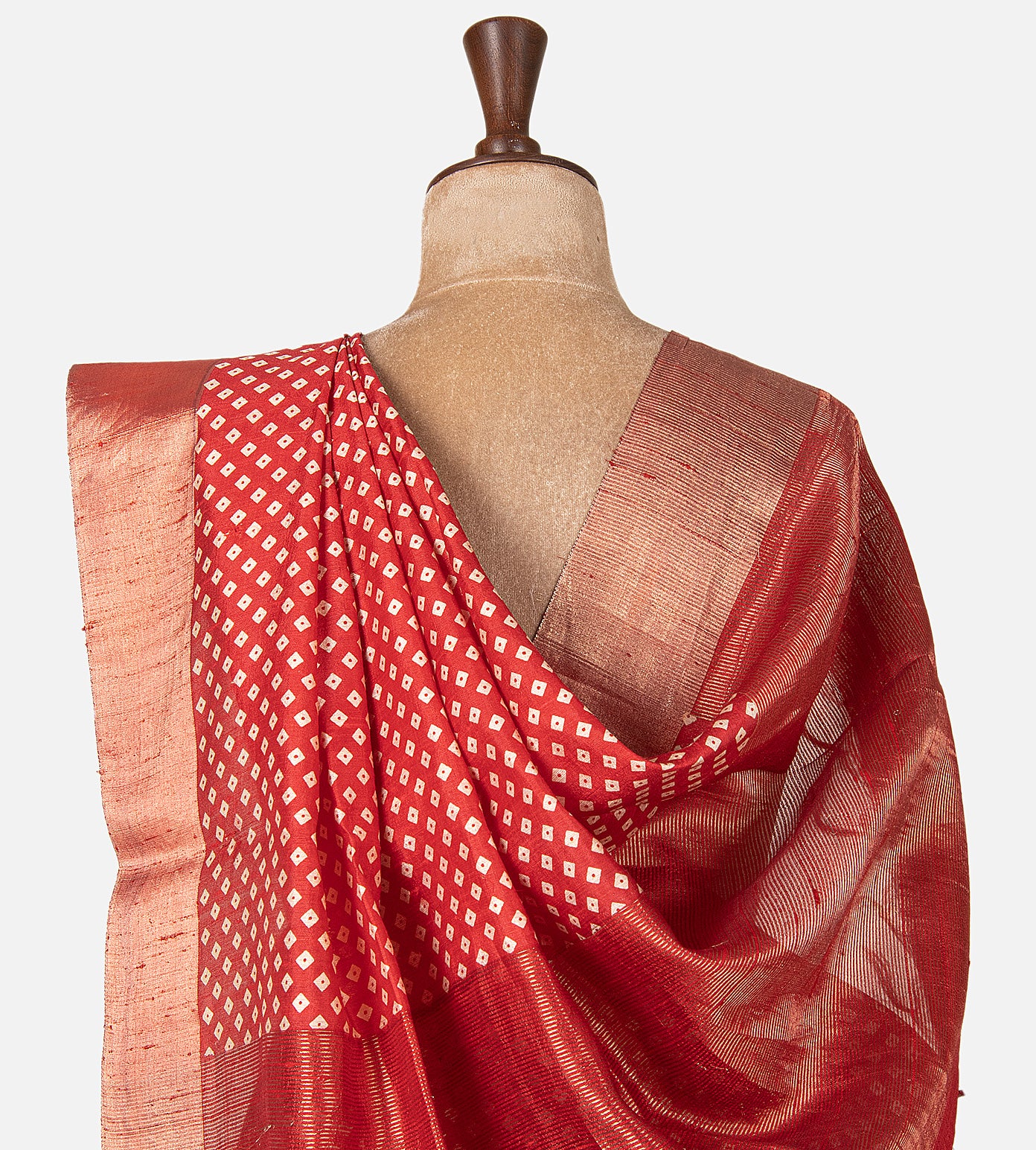 Red Raw Silk Saree