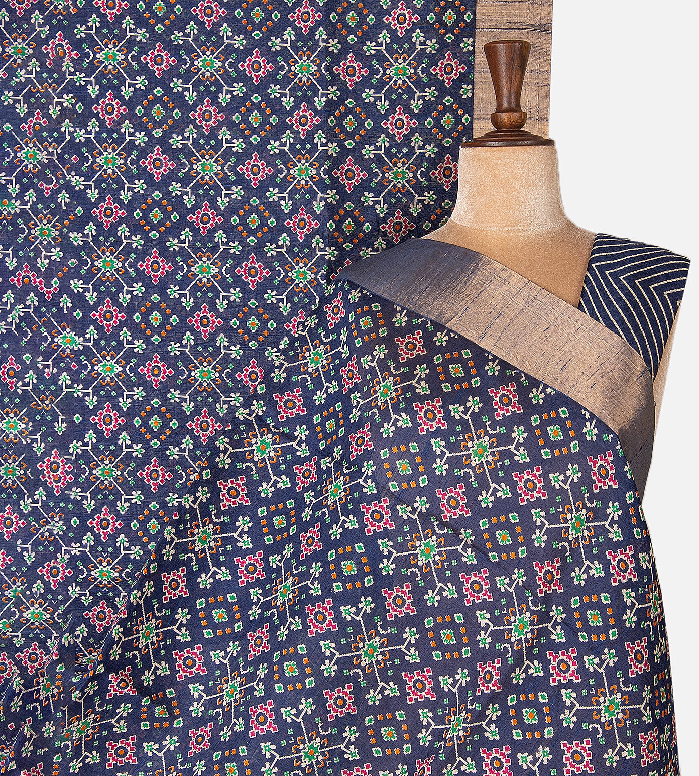 Blue Raw Silk Saree